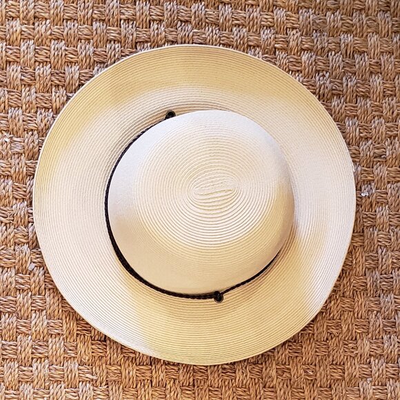 HBY Miami 100% Paper Straw Hat with Chin Strap - Picture 9 of 11